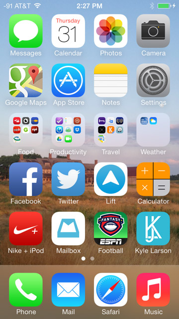 ios icon homescreen